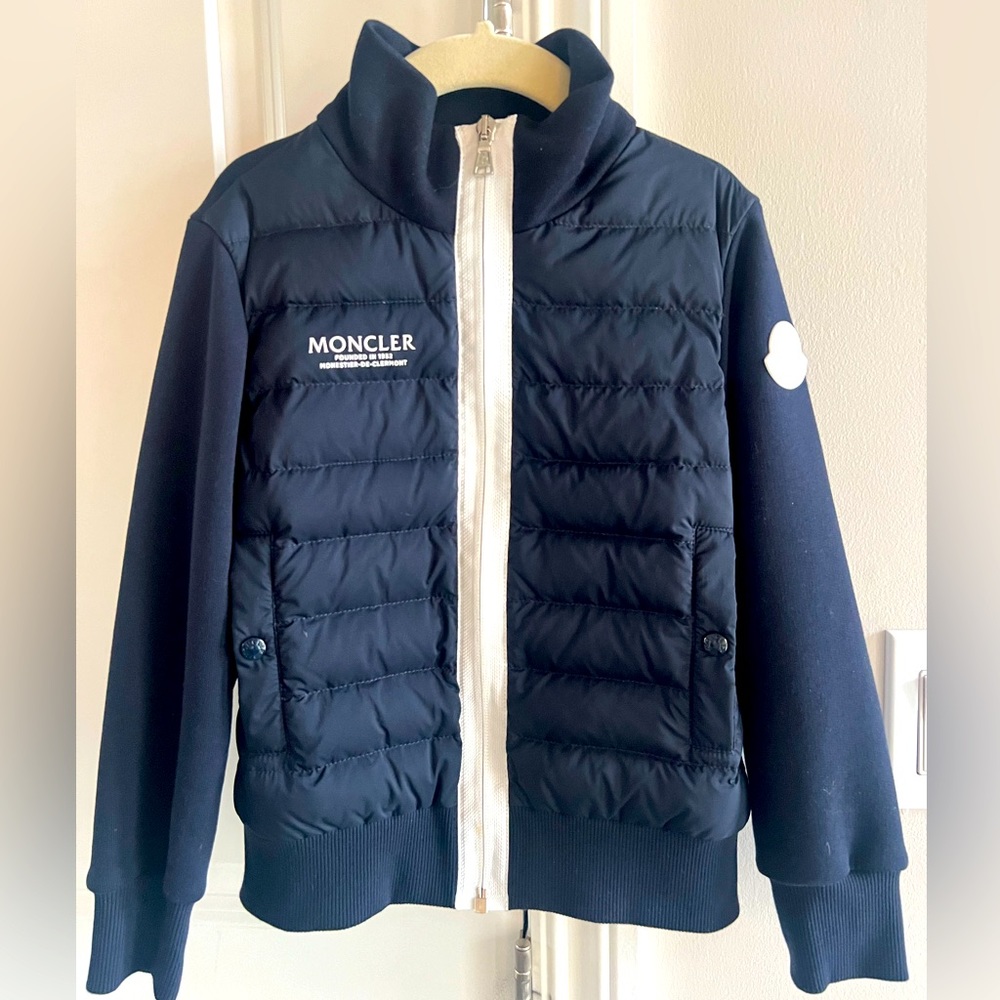 Moncler Down Sweater Jacket Cardigan - SIZE 6